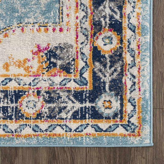 Tigried Turquoise 2308 Area Rug - Clearance-1